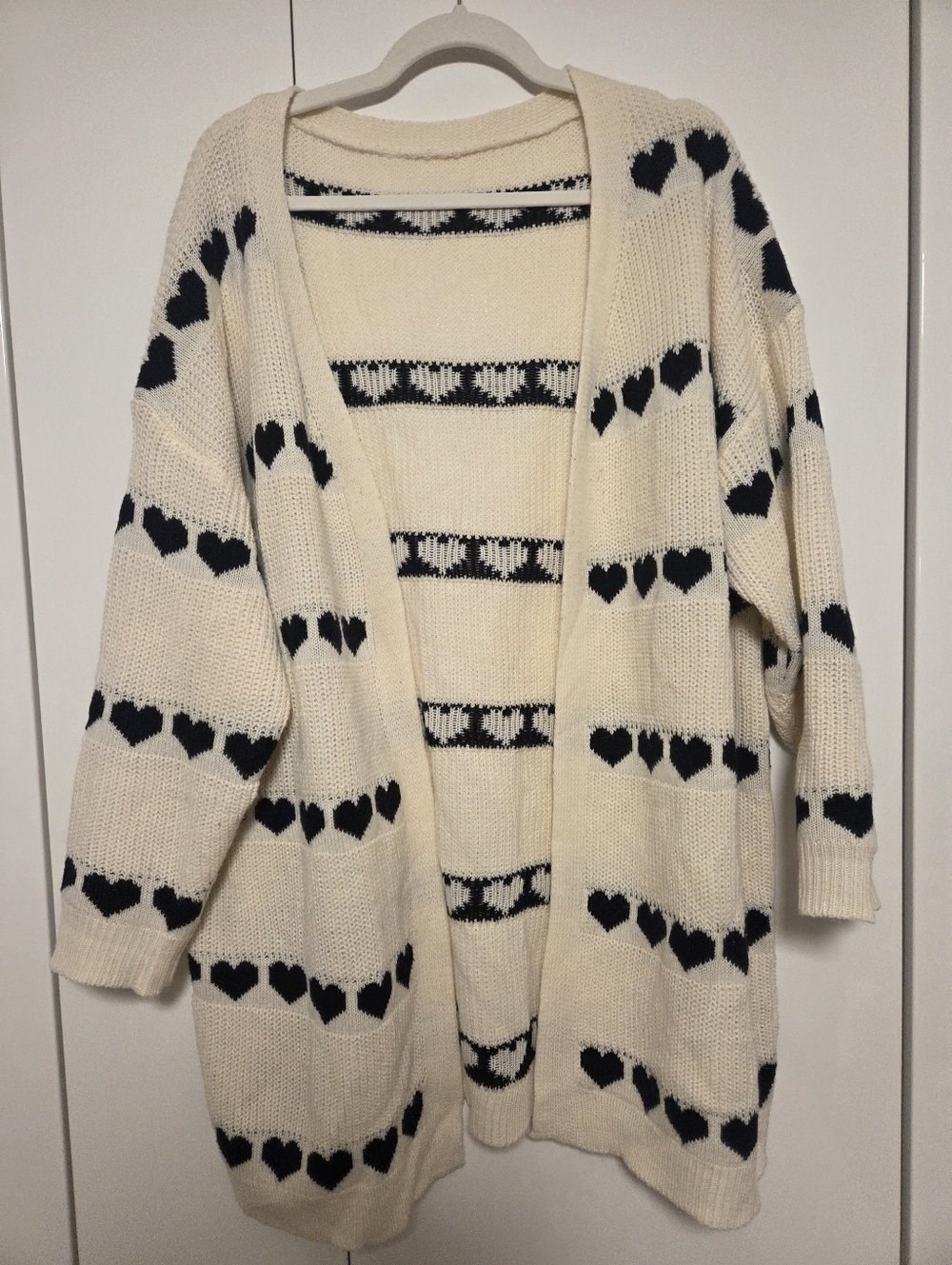 Shein Curve Heart Cardigan